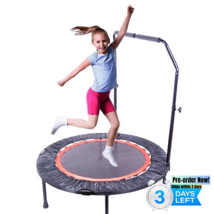 BA31- 40 Inch Mini Exercise Trampoline for Adults or Kids Indoor Fitness Rebounder Trampoline with Safety Pad Max. Load 300LBS - Likeshoppe 