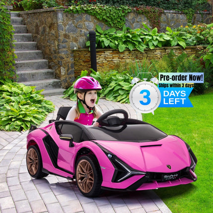 BH3-12V Electric Powered Kids Ride on Car Toy - pink - Likeshoppe 