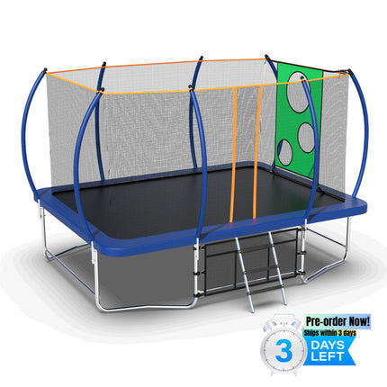 BA4- 8*14FT TRAMPOLINE BLUE - Likeshoppe 