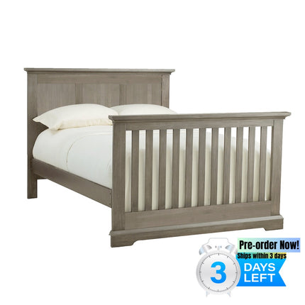 AO14- Jackson 4-in-1 Convertible Crib Ash Gray - Likeshoppe 