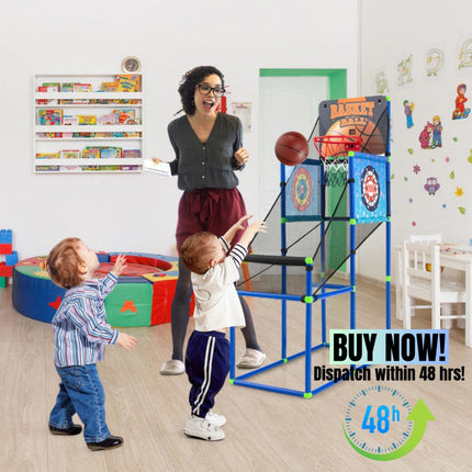 BG13-Kids Basketball Arcade Game with Electronic Scoreboard and Sound Effect - Likeshoppe 