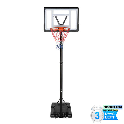 BG3- Basketball Hoop Outdoor Portable Basketball Goals, Adjustable Height 7ft - 10ft for Adults & Teenagers  YJ - Likeshoppe 