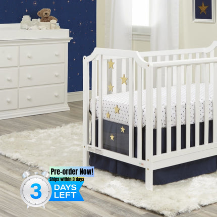 AO11- Celeste 3-in-1 Convertible Island Crib White - Likeshoppe 