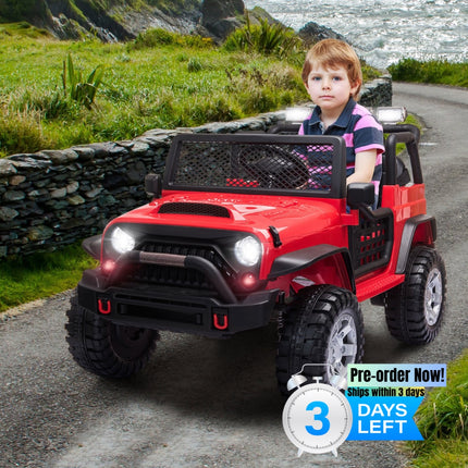 BH4-12V Red Children's Car - Likeshoppe 