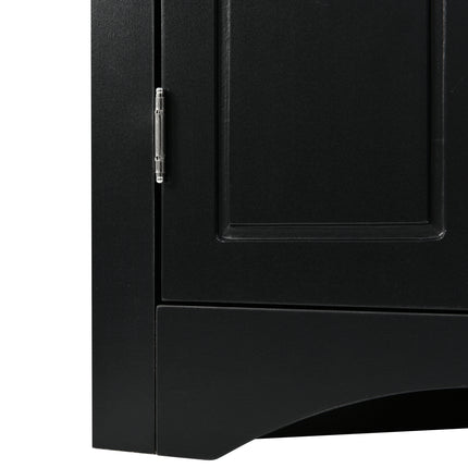 AM4- Triangle Bathroom Storage Cabinet with Adjustable Shelves;  Freestanding Floor Cabinet for Home Kitchen