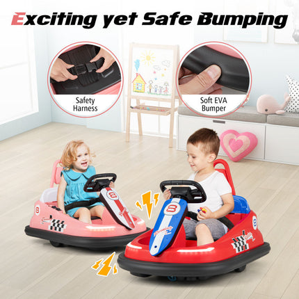 BH22-6V kids Ride-on Bumper Car with 360° Spinning and Dual Motors - Likeshoppe 