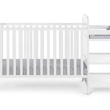 AO22- Ramsey 3-in-1 Convertible Crib and Changer Combo White - Likeshoppe 