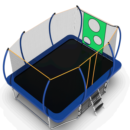 BA4- 8*14FT TRAMPOLINE BLUE - Likeshoppe 