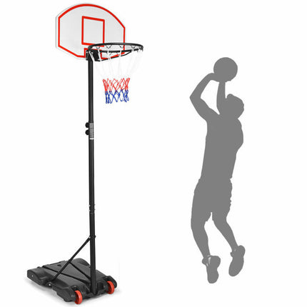 BG12-Adjustable Basketball Hoop System Stand with Wheels - Likeshoppe 