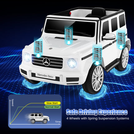 BH21-12V Battery Powered Licensed Mercedes-Benz G500 Kids Ride-on Car - Likeshoppe 