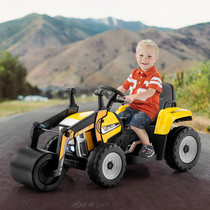 BH23- 12V Kids Ride on Road Roller with 2.4G Remote Control - Likeshoppe 