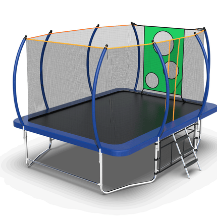 BA4- 8*14FT TRAMPOLINE BLUE - Likeshoppe 