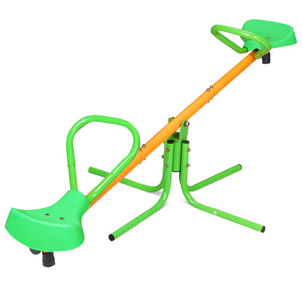 BD2- 360 Degree Rotation Outdoor Kids Spinning Seesaw Sit and Spin Teeter Totter Outdoor Playground Equipment Swivel Teeter Totter for Backyard - Likeshoppe 