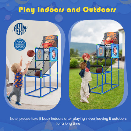 BG13-Kids Basketball Arcade Game with Electronic Scoreboard and Sound Effect - Likeshoppe 