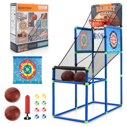 BG13-Kids Basketball Arcade Game with Electronic Scoreboard and Sound Effect - Likeshoppe 