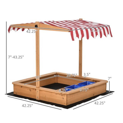 BF1-Kids Wooden Sandbox - Likeshoppe 