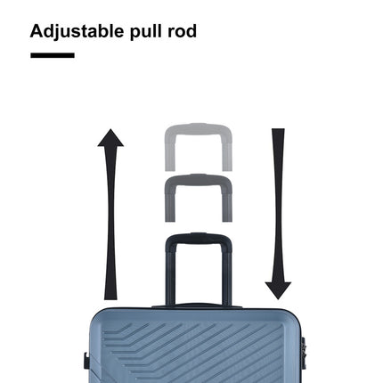 CA1- 3 Piece Luggage Sets ABS Lightweight Suitcase with Two Hooks;  Spinner Wheels;  TSA Lock;  (20/24/28)