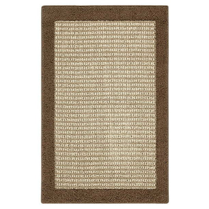 AR3- Machine Washable Faux Sisal Gray Indoor Accent Rug Set, 3-Piece Set - Likeshoppe 