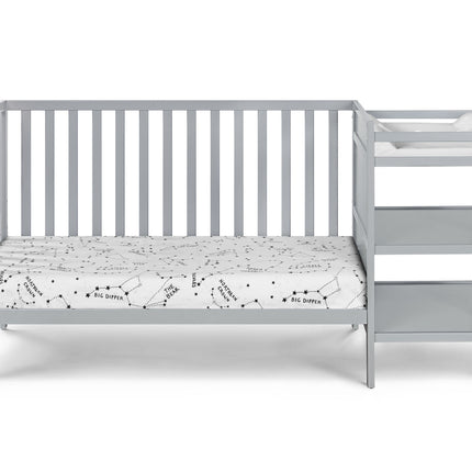 AO21-Palmer 3-in-1 Convertible Crib and Changer Combo Gray - Likeshoppe 