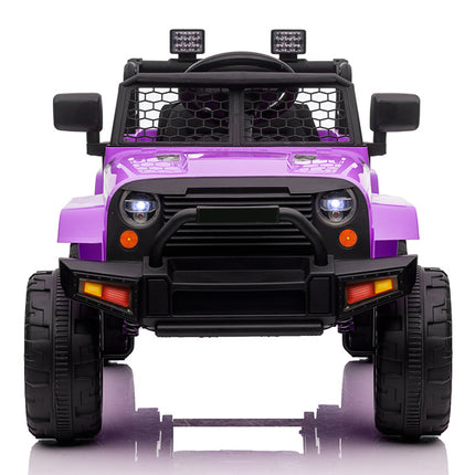 BH17- LEADZM Dual Drive 12V 4.5A.h with 2.4G Remote Control Jeep Purple - Likeshoppe 