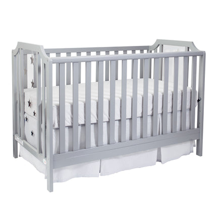 AO19- Celeste 3-in-1 Convertible Island Crib Light Gray - Likeshoppe 