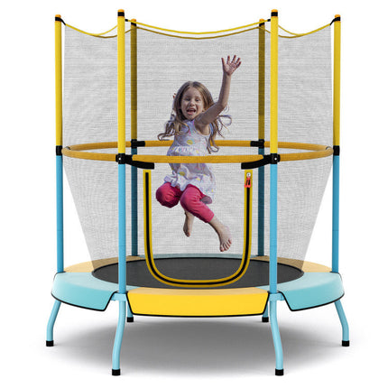 BA47- 48" Toddler Trampoline with Safety Enclosure Net - Likeshoppe 