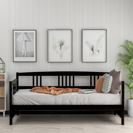 AS3- Modern Solid Wood Daybed;  Multifunctional;  Twin Size - Likeshoppe 