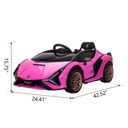 BH3-12V Electric Powered Kids Ride on Car Toy - pink - Likeshoppe 