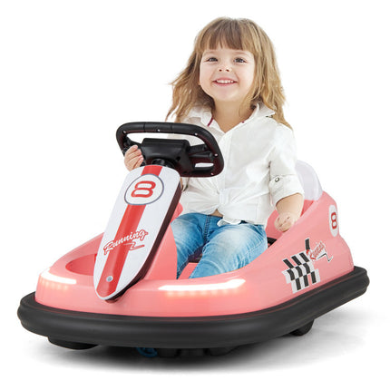 BH22-6V kids Ride-on Bumper Car with 360° Spinning and Dual Motors - Likeshoppe 