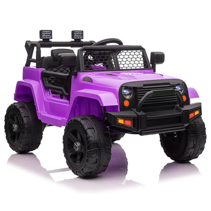 BH17- LEADZM Dual Drive 12V 4.5A.h with 2.4G Remote Control Jeep Purple - Likeshoppe 