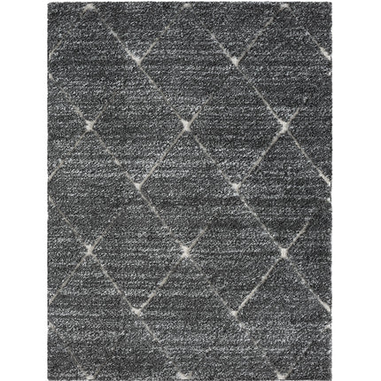 AQ9- Talas Trellis Area Rug in Grey and Cream - Likeshoppe 