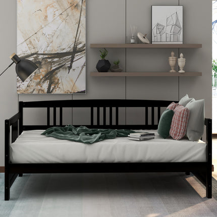 AS3- Modern Solid Wood Daybed;  Multifunctional;  Twin Size - Likeshoppe 