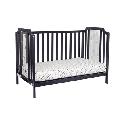 AO20- Celeste 3-in-1 Convertible Island Crib Black - Likeshoppe 