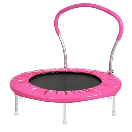 BA10- 36" TRAMPOLINE WITH HANDLE(PI)-METAL - Likeshoppe 