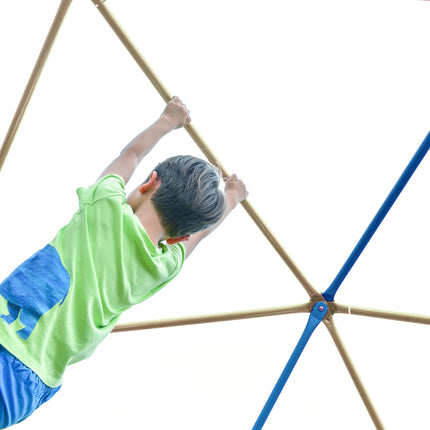 BB15- Kids Climbing Dome Tower - 12 ft Jungle Gym Geometric Playground Dome Climber Monkey Bars Play Center, Rust & UV Resistant Steel Supporting 1000 LBS - Likeshoppe 