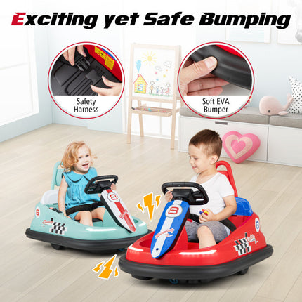 BH22-6V kids Ride-on Bumper Car with 360° Spinning and Dual Motors - Likeshoppe 