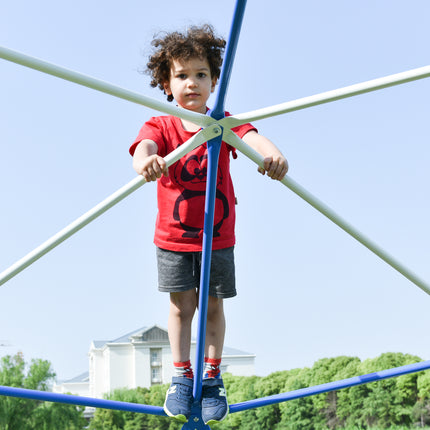 BB10- 11ft Geometric Dome Climber Play Center, Kids Climbing Dome Tower, Rust & UV Resistant Steel Supporting 900 LBS - Likeshoppe 