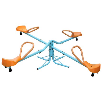 BD1- Outdoor Kids Spinning Seesaw Sit and Spin Teeter Totter Outdoor Playground Equipment Swivel Teeter Totter for Backyard - Likeshoppe 