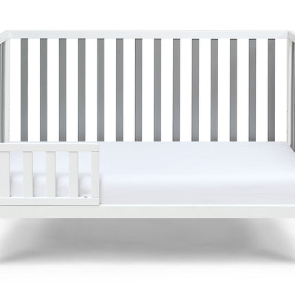 AO6- Deux Remi 3-in-1 Convertible Island Crib White/Gray - Likeshoppe 