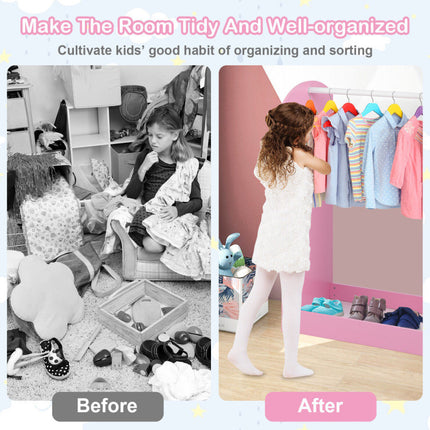 AU3- Kids Dress Up Storage with Mirror - Likeshoppe 