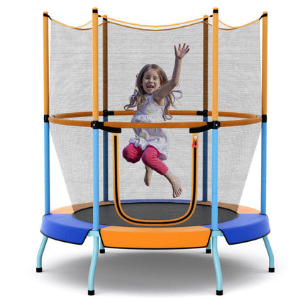 BA47- 48" Toddler Trampoline with Safety Enclosure Net - Likeshoppe 