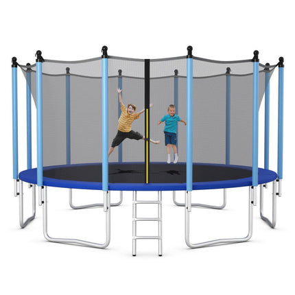 BA48- Outdoor Trampoline with Safety Closure Net - Likeshoppe 