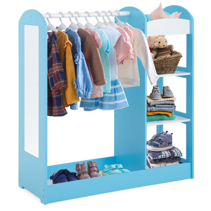 AU3- Kids Dress Up Storage with Mirror - Likeshoppe 