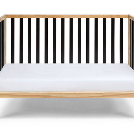 AO7- Deux Remi 3-in-1 Convertible Island Crib Natural/Black - Likeshoppe 