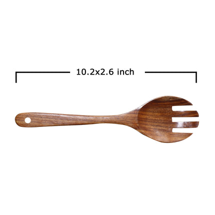 BP19- WILLART Kitchen Utensils Set; Wooden Cooking Utensil Set Non-stick Pan Kitchen Tool Wooden Cooking Spoons and Spatulas Wooden Spoons for cooking salad fork - Likeshoppe 