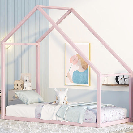 AS20- Twin Size Metal House Bed Kids Bed - Likeshoppe 