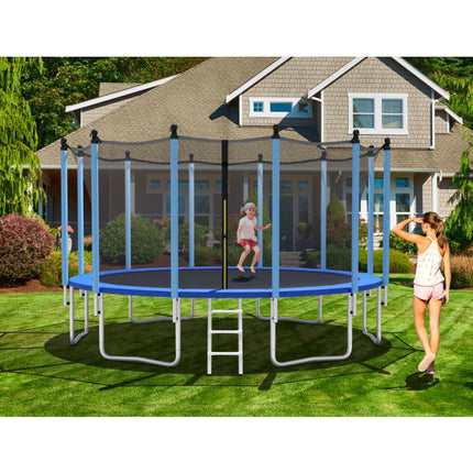 BA48- Outdoor Trampoline with Safety Closure Net - Likeshoppe 