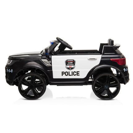 BH14- 12V Kids Police Ride On Car Electric Cars 2.4G Remote Control, LED Flashing Light, Music & Horn. - Likeshoppe 