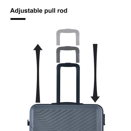 CA1- 3 Piece Luggage Sets ABS Lightweight Suitcase with Two Hooks;  Spinner Wheels;  TSA Lock;  (20/24/28)