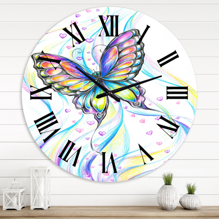 CG3- Designart 1 in Quartz Traditional Wall Clock(Size 36" x 36") - Likeshoppe 